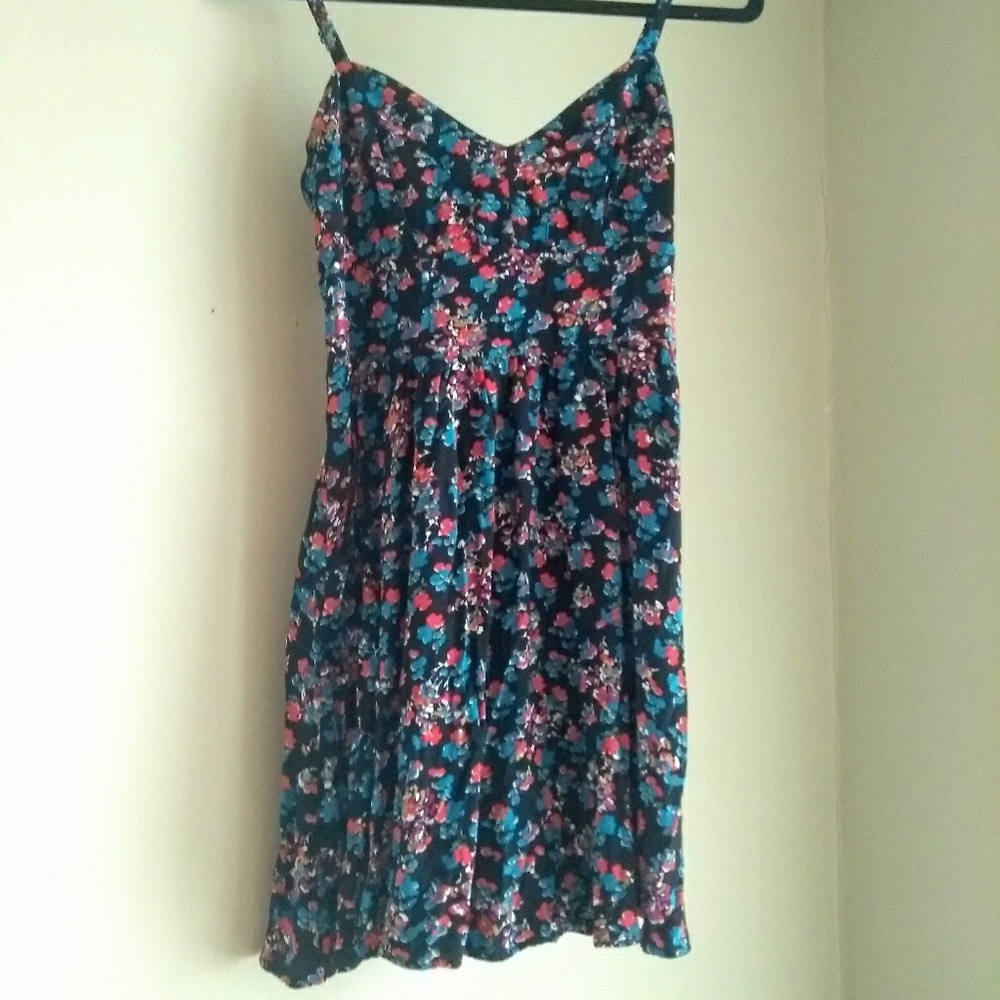floral cami dress (with pockets!)
